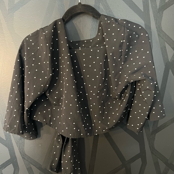 Polly polka Dot Tie-Front Cardigan - Picture 4 of 4